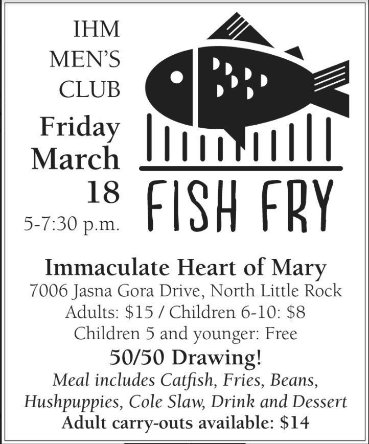 IHM Men's Club Fish Fry IMMACULATE HEART OF MARY